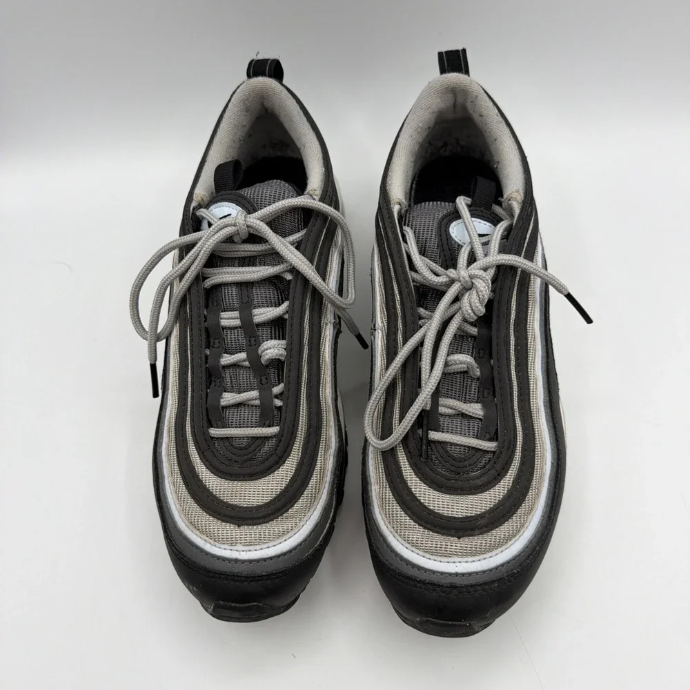 Nike Air Max 97 Shoes Youth Size 7Y Black Gray GS